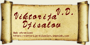 Viktorija Đisalov vizit kartica